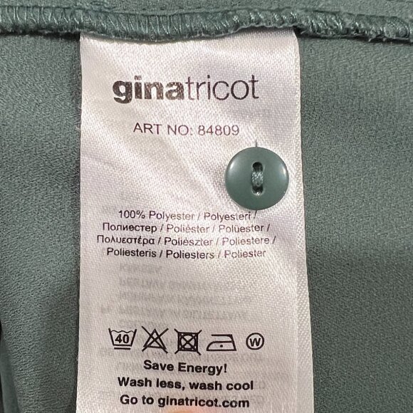 Gina Tricot Button Down Tie Shirt Size 38 (M) - Picture 4 of 4